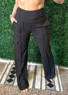 Race to Relax Cargo Pants in Black - Maple Row Boutique