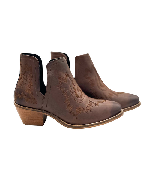 Kickin' Booties in Brown - Maple Row Boutique 