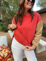 PREORDER: Scottie Two Tone Sweatshirt in Three Colors - Maple Row Boutique