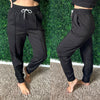 Center Seam Scuba Joggers in Black - Maple Row Boutique 