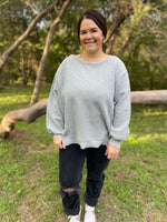 PREORDER: Thinking It Over Waffle Knit Pullover in Three Colors - Maple Row Boutique