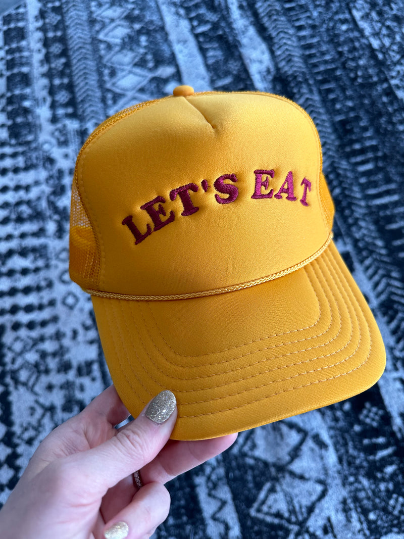 Let’s Eat Trucker Hat - Maple Row Boutique 