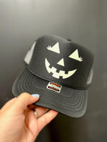 Pumpkin Trucker Hats - Maple Row Boutique 