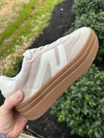 Take You Anywhere Sneakers in Taupe - Maple Row Boutique