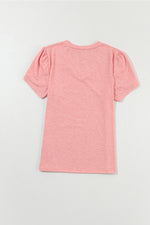 V-Neck Petal Sleeve T-Shirt - Maple Row Boutique 