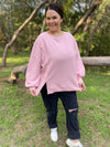 PREORDER: Thinking It Over Waffle Knit Pullover in Three Colors - Maple Row Boutique