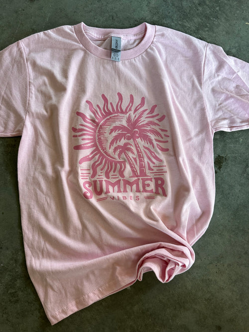 Youth Summer Vibes Tee - Maple Row Boutique 