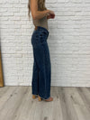 Addie Mid Rise Vintage Wash Wide Leg Jeans - Maple Row Boutique