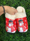 Snowman Slipper - Maple Row Boutique