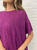 Basically Flowing Dolman Sleeve Top in Lt Plum - Maple Row Boutique