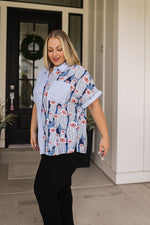 Best Of Both Worlds Button Down Top - Maple Row Boutique 