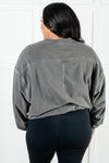 Beyond the Basics Pullover in Ash Black - Maple Row Boutique