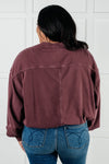 Beyond the Basics Pullover in Eggplant - Maple Row Boutique