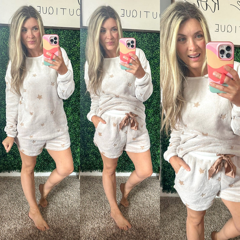 Stars at Night Loungewear Set - Maple Row Boutique