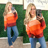 All Too Well Color Block Sweater - Maple Row Boutique 