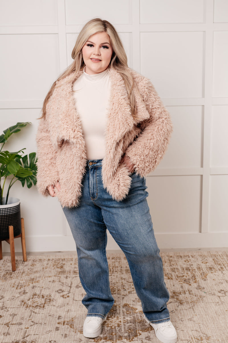 Disco Queen Faux Fur Coat - Maple Row Boutique 