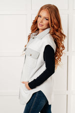 Exciting Expectations Sleeveless Shacket - Maple Row Boutique