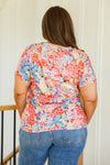 Flowers Everywhere Floral Top - Maple Row Boutique 