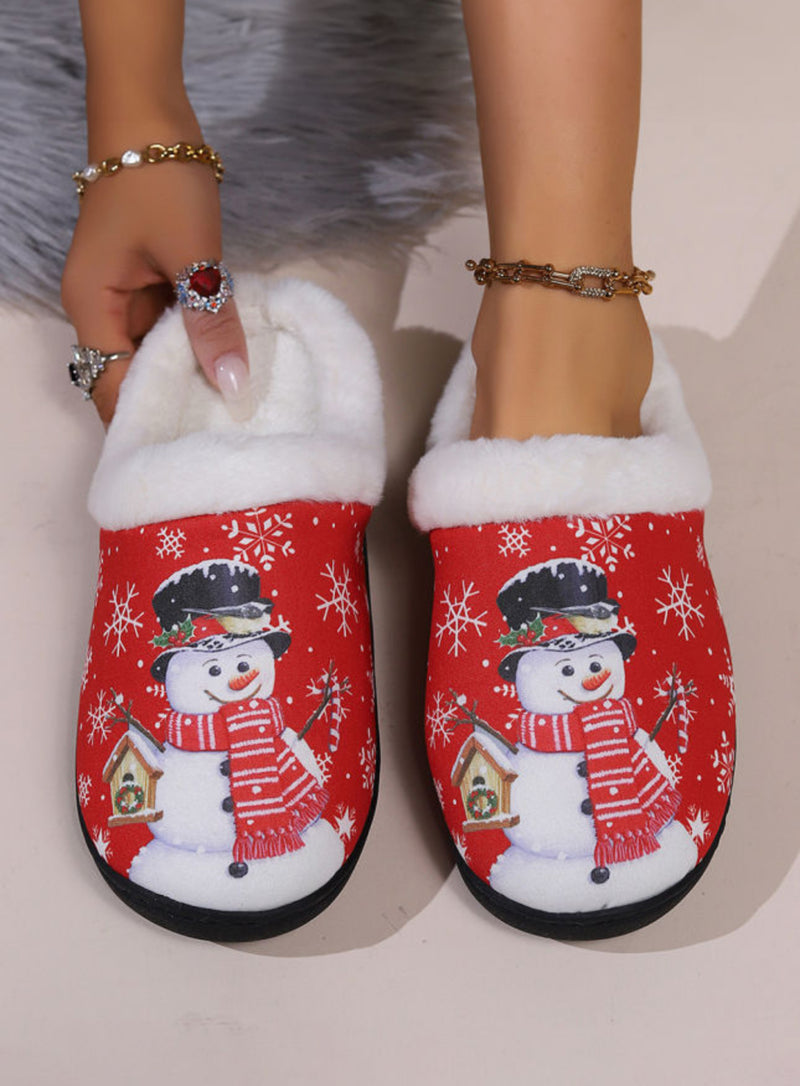 Snowman Slipper - Maple Row Boutique