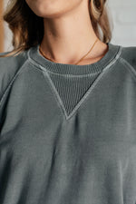 Hands Down Favorite Sweatshirt in Ash Jade - Maple Row Boutique 