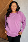 Hands Down Favorite Sweatshirt in Light Plum - Maple Row Boutique 