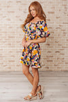 Just Hold On Floral Dress - Maple Row Boutique 