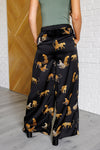 Legendary in Leopard Satin Wide Leg Pants - Maple Row Boutique 