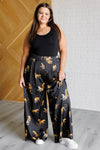 Legendary in Leopard Satin Wide Leg Pants - Maple Row Boutique 