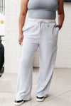 Run, Don't Walk Cargo Sweatpants in Grey - Maple Row Boutique 