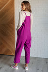 Totally Me Spaghetti Strap Jumpsuit in Light Plum - Maple Row Boutique 