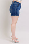 Judy Blue Full Size Double Button Waistband Denim Shorts Plus Size - Maple Row Boutique