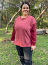 PREORDER: Scottie Two Tone Sweatshirt in Three Colors - Maple Row Boutique