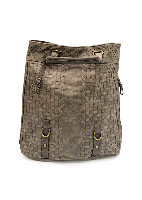 Giggy Backpack in Taupe - Maple Row Boutique 