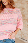 In the Cards Striped Sweater - Maple Row Boutique 